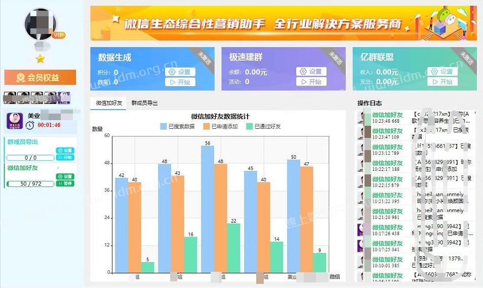 微信生态综合性营销助手-极速变现电脑版加好友更新动态 第3张