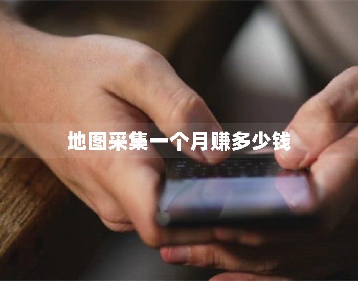 地图采集一个月赚多少钱 第1张